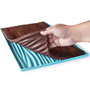 Lily Cook Bandeja de Silicona para Bizcocho Decorada Modelo Noel 36.7x27 cm, Textura de Tronco o Topos