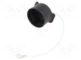 HARTING Tapa de protección Han F+B cover-housing negra IP67/IP6K9K