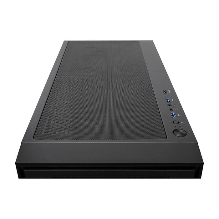 Chieftec Midi Tower GS-03B-BLK-OP Night Hunter Negro | Caja PC Gaming ATX con Panel de Vidrio Templado y 4 Ventiladores ARGB Preinstalados | Soporta ATX/E-ATX