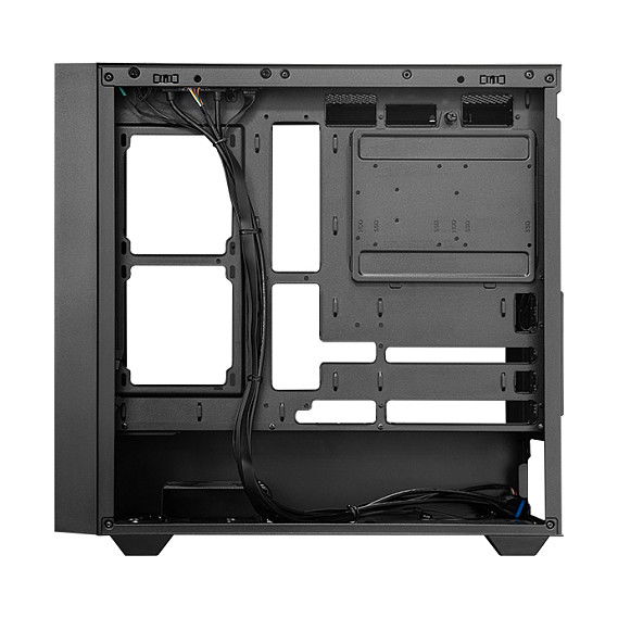 Chieftec Midi Tower GS-03B-BLK-OP Night Hunter Negro | Caja PC Gaming ATX con Panel de Vidrio Templado y 4 Ventiladores ARGB Preinstalados | Soporta ATX/E-ATX