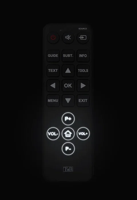 T'nB Mando a distancia universal TCUNSENIOR EASY - Negro