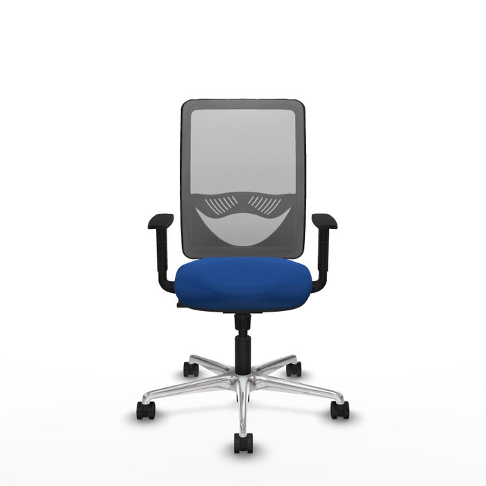 PIQUERAS Y CRESPO Silla de oficina Zulema con Mecanismo Sincro Azul y Gris PIQUERAS Y CRESPO Silla de oficina Zulema con Mecanismo Sincro Azul y Gris