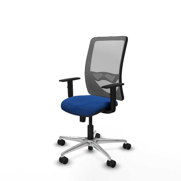 PIQUERAS Y CRESPO Silla de oficina Zulema con Mecanismo Sincro Azul y Gris PIQUERAS Y CRESPO Silla de oficina Zulema con Mecanismo Sincro Azul y Gris