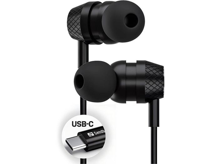 Sandberg Auriculares In-Earset USB-C/A con Micrófono Integrado Sandberg Auriculares In-Earset USB-C/A con Micrófono Integrado