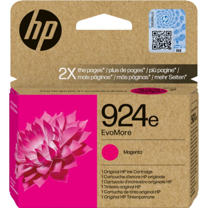 HP 924e EvoMore Magenta Original Ink Cartridge XL