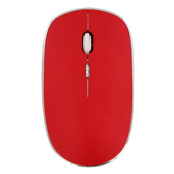 TNB RUBBY Ratón óptico silencioso inalámbrico 1600 DPI - rojo/plateado TNB RUBBY Ratón óptico silencioso inalámbrico 1600 DPI - rojo/plateado