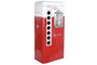 DKD Home Decor Botellero de Hierro 70x44x151 Cola Desgastado Rojo