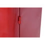 DKD Home Decor Botellero de Hierro 70x44x151 Cola Desgastado Rojo
