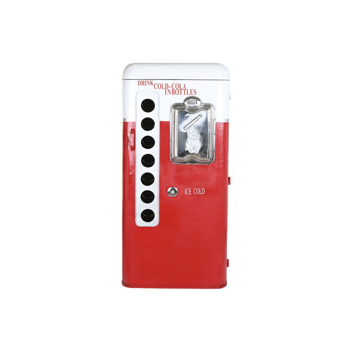 DKD Home Decor Botellero de Hierro 70x44x151 Cola Desgastado Rojo DKD Home Decor Botellero de Hierro 70x44x151 Cola Desgastado Rojo