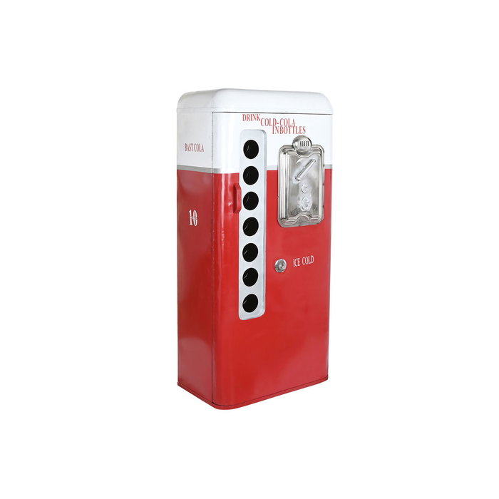 DKD Home Decor Botellero de Hierro 70x44x151 Cola Desgastado Rojo DKD Home Decor Botellero de Hierro 70x44x151 Cola Desgastado Rojo