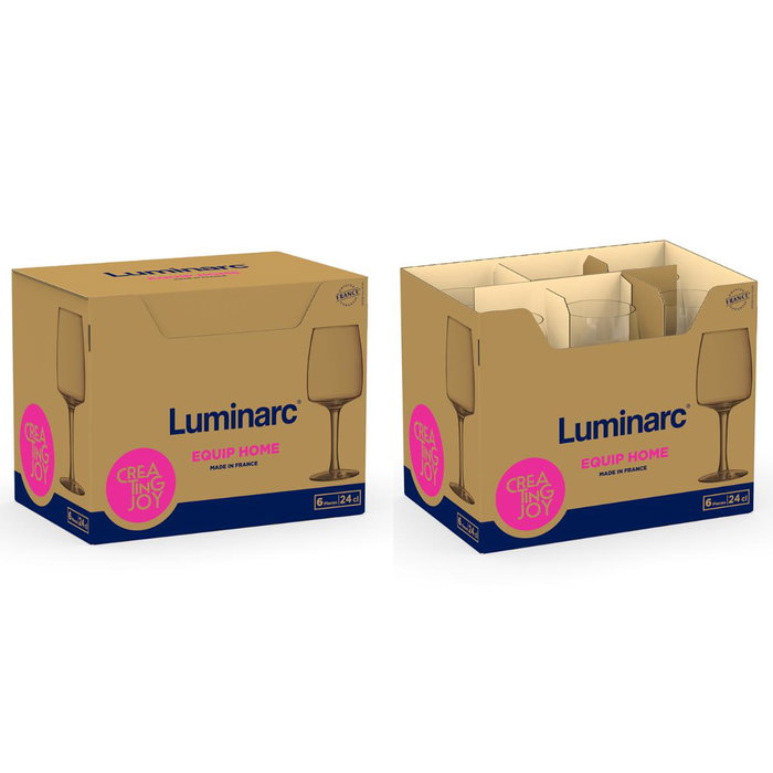 Copa Vino Vidrio Eco Equip Home Luminarc 24 cL Copa Vino Vidrio Eco Equip Home Luminarc 24 cL