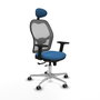 PIQUERAS Y CRESPO Silla de oficina Jorquera Azul claro y Gris