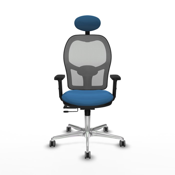 PIQUERAS Y CRESPO Silla de oficina Jorquera Azul claro y Gris