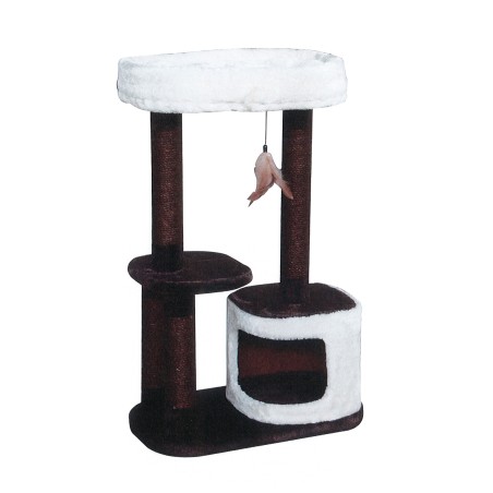Nayeco Rascador Doret Chocolate y Crema 50x40x90 cm