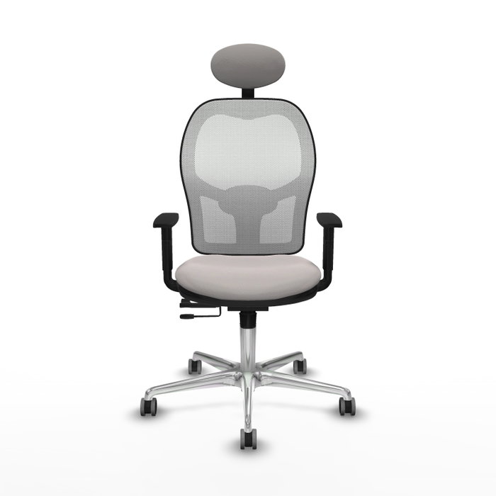 PIQUERAS Y CRESPO Silla de oficina Jorquera Blanca con mecanismo Sincro/Traslack PIQUERAS Y CRESPO Silla de oficina Jorquera Blanca con mecanismo Sincro/Traslack