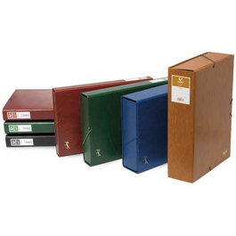 Carpeta De Proyectos Grafoplas Project Carton Forrado Pvc Fº Gomas 9 Cm Cuero (Set de 6)