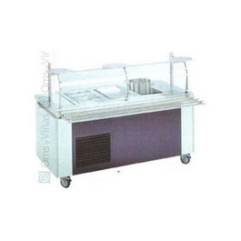 Front Cooking Cocina de Acero Inoxidable, Modelo 3 Vari A/2P