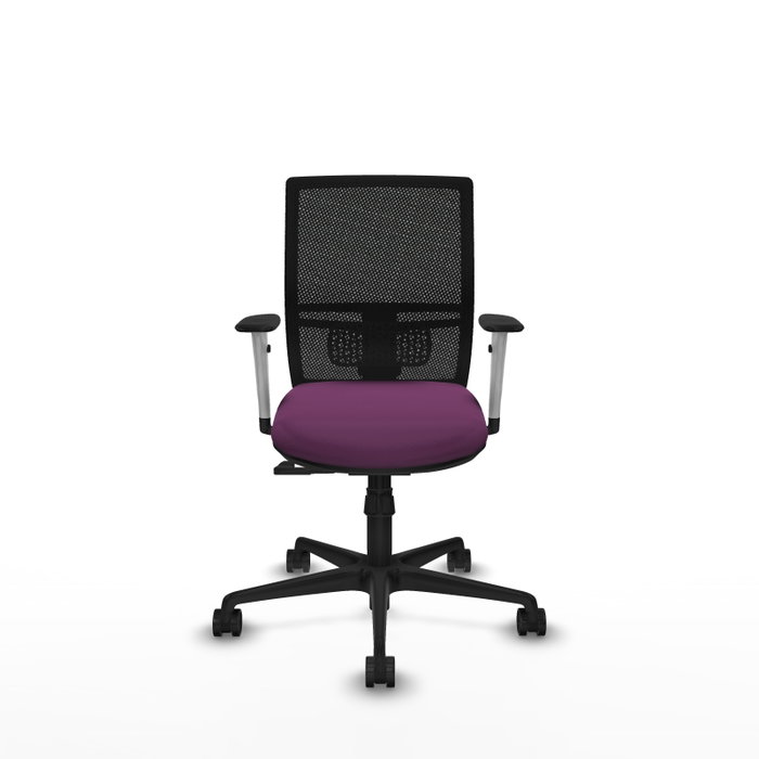 PIQUERAS Y CRESPO Silla de oficina Yunquera con mecanismo Sincro, Morado y Negro PIQUERAS Y CRESPO Silla de oficina Yunquera con mecanismo Sincro, Morado y Negro