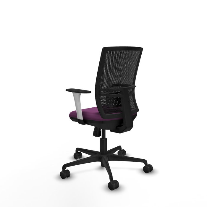 PIQUERAS Y CRESPO Silla de oficina Yunquera con mecanismo Sincro, Morado y Negro PIQUERAS Y CRESPO Silla de oficina Yunquera con mecanismo Sincro, Morado y Negro