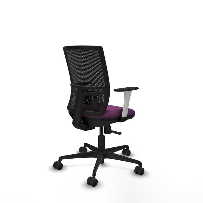 PIQUERAS Y CRESPO Silla de oficina Yunquera con mecanismo Sincro, Morado y Negro PIQUERAS Y CRESPO Silla de oficina Yunquera con mecanismo Sincro, Morado y Negro