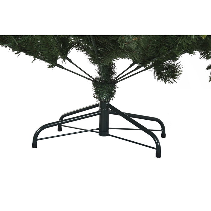 DKD Home Decor Árbol de Navidad Tradicional Verde 100x150x100 cm con 761 ramas, luz cálida LED, PVC