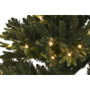 DKD Home Decor Árbol de Navidad Tradicional Verde 100x150x100 cm con 761 ramas, luz cálida LED, PVC