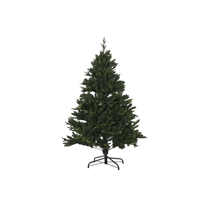 DKD Home Decor Árbol de Navidad Tradicional Verde 100x150x100 cm con 761 ramas, luz cálida LED, PVC