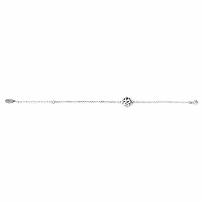The Carat Shop Pulsera Tornero del Tiempo Harry Potter Plata de Ley 925 Ajustable 17cm + 5cm