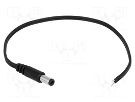 BQ CABLE Cable de alimentación CC DC 5,5/2,1 recto, 0,2m