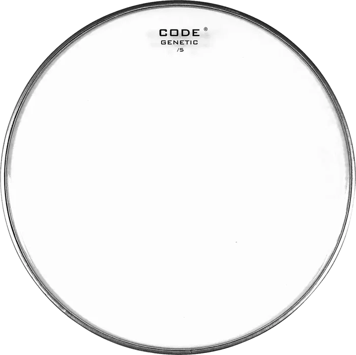 CODE Parche Bordonero 13" (5 Mil) Genetic para Batería Rock y Metal