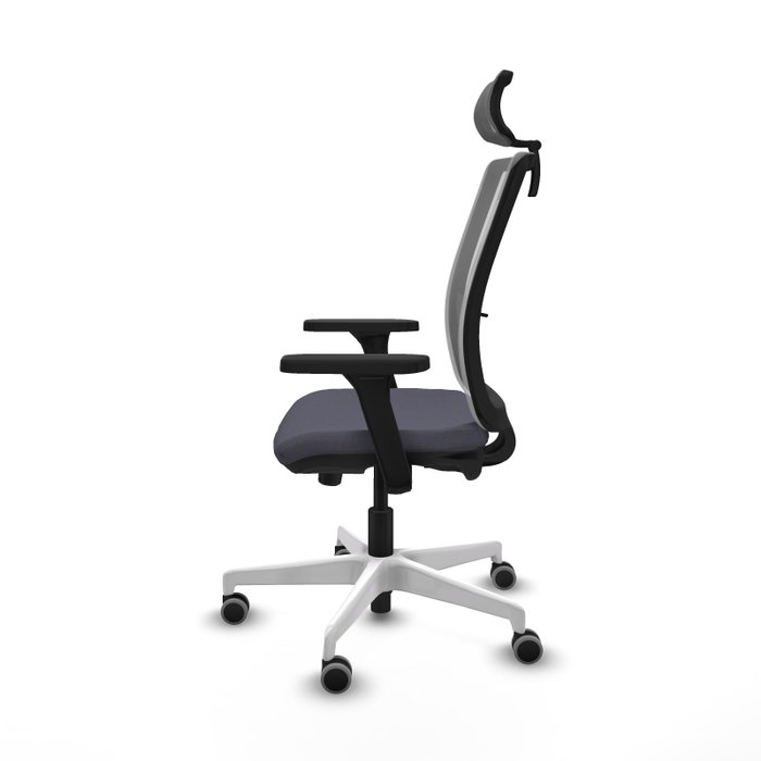 PIQUERAS Y CRESPO Silla de oficina Haches con mecanismo Sincro/Traslack, Gris PIQUERAS Y CRESPO Silla de oficina Haches con mecanismo Sincro/Traslack, Gris