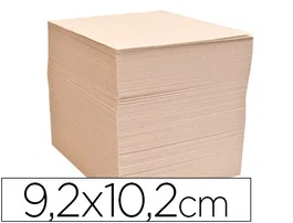 Liderpapel Taco de Papel Sin Encolar Crema 1000 Hojas 92x102 mm 70 g/m² - 100% Reciclado