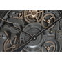 DKD Home Decor Reloj de Pared de Hierro y Cristal Gris 80x80 cm