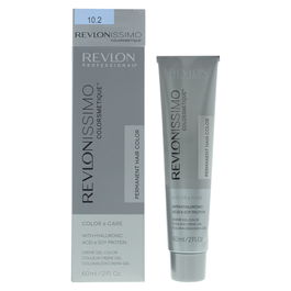 Revlonissimo Colorsmetique, Tinte permanente para el cabello, 10.2 10.2 Pale Iridescent Blonde, 60 ml