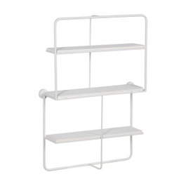 Ixia Estantería de Metal Blanca de Decoración 51 x 14 x 72 cm