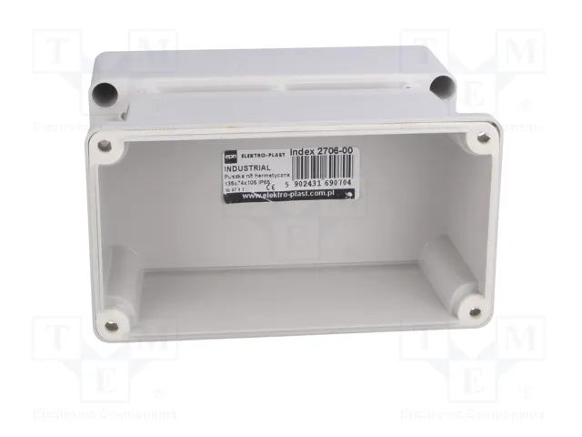 ELEKTRO-PLAST NASIELSK Carcasa Universal Industrial IP65 Gris