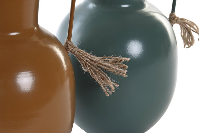 DKD Home Decor Jarrón Metal 14,5x13x24 cm Surtido DKD Home Decor Jarrón Metal 14,5x13x24 cm Surtido