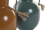 DKD Home Decor Jarrón Metal 14,5x13x24 cm Surtido