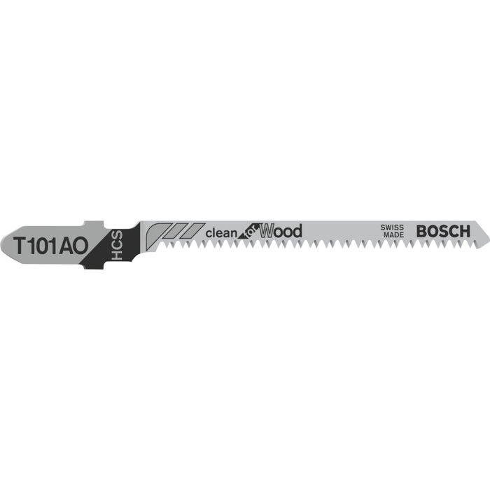 Bosch T 101AO Juego de 3 hojas de sierra caladora para madera Bosch T 101AO Juego de 3 hojas de sierra caladora para madera