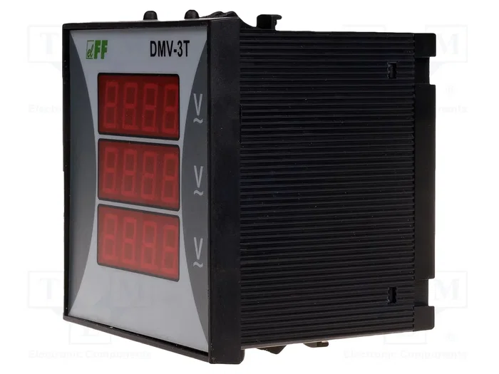 F&F Voltímetro Digital para Panel 12-400V AC