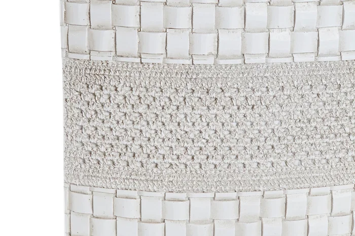 DKD Home Decor Jarrón de Resina Blanco 30x10x45 cm DKD Home Decor Jarrón de Resina Blanco 30x10x45 cm