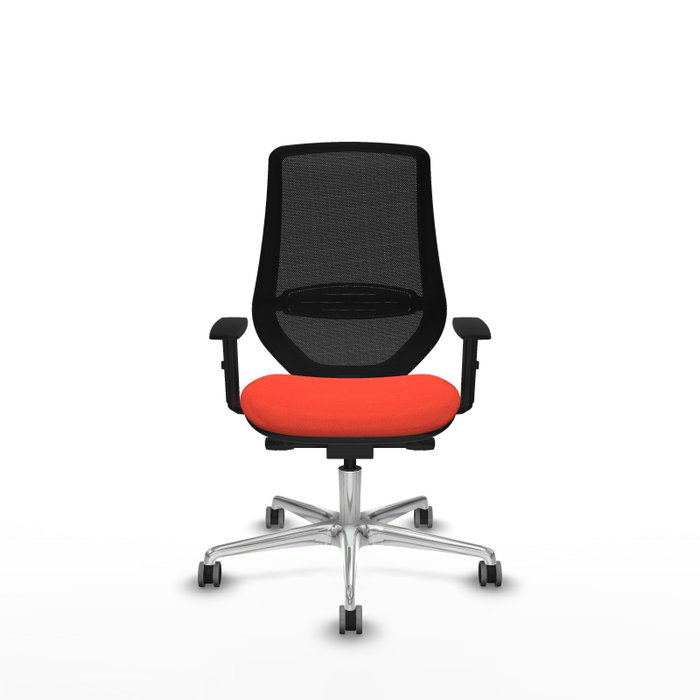 PIQUERAS Y CRESPO Silla de oficina Mardos con mecanismo Sincro/Traslack, Naranja oscuro y Negro PIQUERAS Y CRESPO Silla de oficina Mardos con mecanismo Sincro/Traslack, Naranja oscuro y Negro