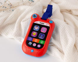 KioKids Juguete Teléfono Móvil Musical para Bebés +18 Meses con Melodías y Sonidos