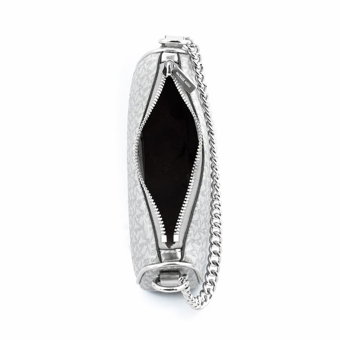 Bolso Bandolera Michael Kors Carmela Gris 20 x 12 x 7 cm