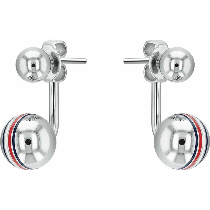 Tommy Hilfiger Pendientes de Acero Inoxidable Gris Tommy Hilfiger Pendientes de Acero Inoxidable Gris