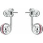 Tommy Hilfiger Pendientes de Acero Inoxidable Gris