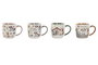 DKD Home Decor Mug Multicolor Porcelana Perritos 9 x 9.3 x 13 cm (12 Unidades)