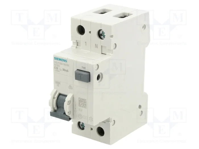 SIEMENS 5SU1356-7KK16 RCBO 16A 30mA 1+N SIEMENS 5SU1356-7KK16 RCBO 16A 30mA 1+N