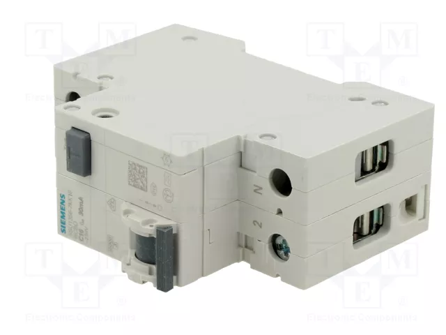 SIEMENS 5SU1356-7KK16 RCBO 16A 30mA 1+N SIEMENS 5SU1356-7KK16 RCBO 16A 30mA 1+N