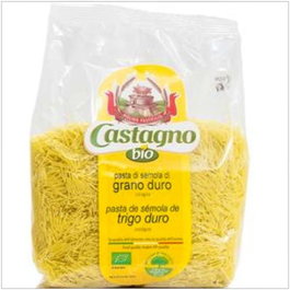 CASTAGNO Fideos Finos De Trigo Duro 500Gr Eco